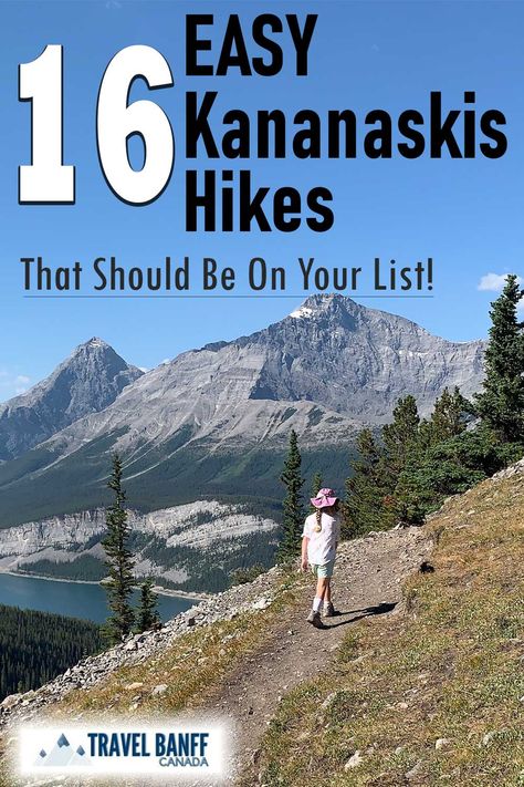 16 Easy Kananaskis Hikes You’ll Love - Travel Banff Canada Kananaskis Hiking, Kananaskis Canada, Travel Banff, Beginner Hiking, Alberta Travel, Road Trip Camping, Banff Canada, Spring Hiking, Mountain Lakes