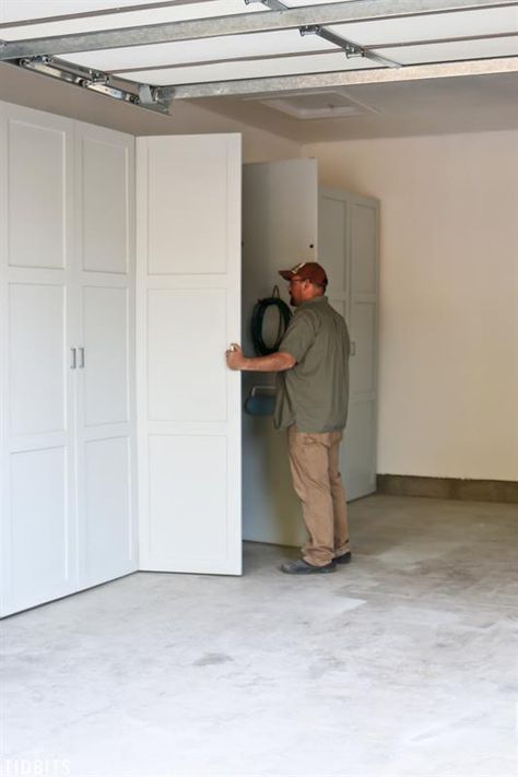 Garage Storage Cabinets - buildsomething.com Garage Closet, Plan Garage, Free Building Plans, Tool Storage Cabinets, Garage Workshop Organization, Diy Garage Storage Cabinets, Building A Garage, Utility Cabinets, Cabinet Plans