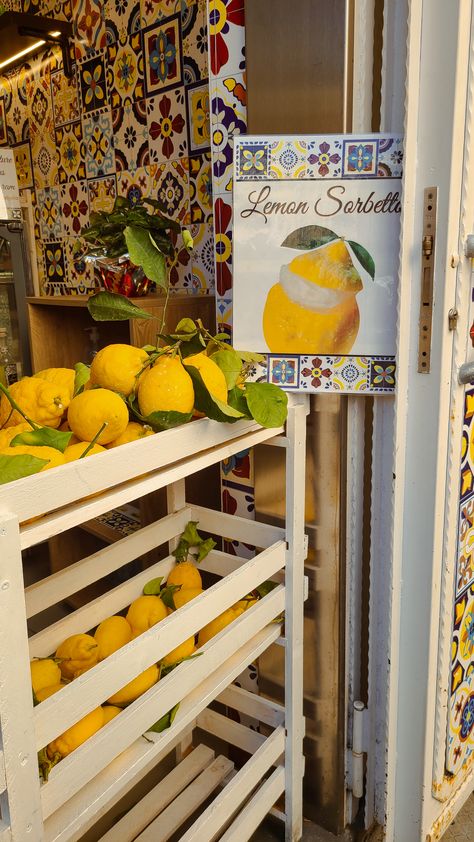 Lemon Sorbet, Amalfi Coast, Photo Inspo, Amalfi, Juice, Food And Drink, Lemon, Italy