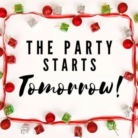 Red Aspen Cover Photo, Party Starts Tomorrow, Colorstreet Christmas, River Party, Tupperware Party Ideas, Scentsy Christmas, Party Points, Country Scents Candles, Norwex Cleaning