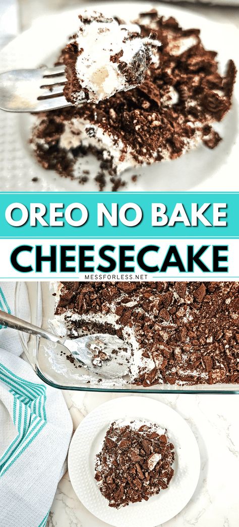 Craving something sweet but short on time? Try our creamy Oreo No Bake Cheesecake! It's a family favorite that's easy to make and impossible to resist. Oreo Cheesecake Recipes Easy No Bake, Recipes With No Bake Cheesecake Filling, Oreo Cheesecake Recipes Easy, Easy No Bake Desserts 4 Ingredients, Recipes Using Philadelphia No Bake Cheesecake Filling, No Bake Appetizers, Oreo No Bake Cheesecake, Oreo Cheesecake No Bake, Easy Oreo Cheesecake