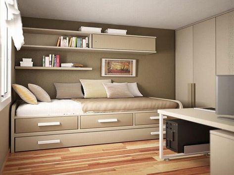 Ikea Small Bedroom, Ikea Bedroom Furniture, Small Apartment Bedrooms, Small Bedroom Storage, Small Bedroom Furniture, Ikea Bedroom, Small Space Bedroom, Small Bedrooms, Dekorasi Kamar Tidur