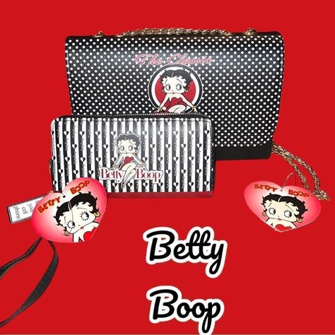 This Is Soo Cute! Black With Betty On Front And Back! Holds All Your Needs Plus Holds Your Cell ! Measurements Shown On Pics! Purse Sold Separately! Inquire About Discount Offer If Bought Together! Betty Boop Black, Chanel Bag Classic, Betty Boop Purses, Porter Bag, Wedding Guest Bags, Chanel Price, Tods Bag, Chanel Classic Flap Bag, Ipsy Bag