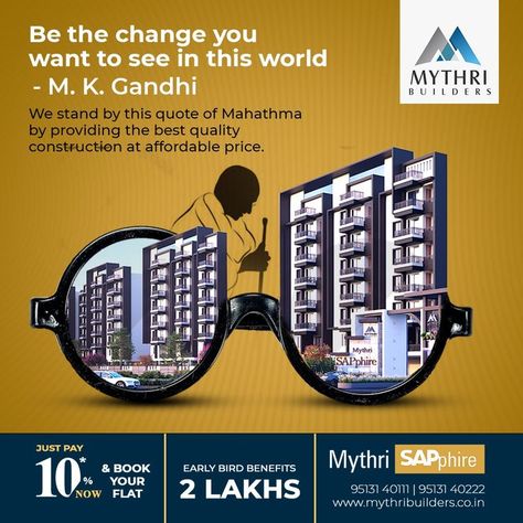 "Be the change you want to see in this world”: Gandhiji We stand by this quote of Mahatma by providing the affordable housing with uncompromising quality. Happy Gandhi Jayanti! Real Estate Ideas, Happy Gandhi Jayanti, Real Estate Marketing Design, Gandhi Jayanti, Interior Design Books, Real Estate Ads, Galaxy Wallpaper Iphone, Be The Change, Affordable Housing