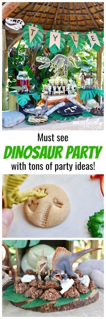 Jurassic Park Birthday, Dinosaur Party Decorations, Party Dinosaur, Park Birthday, Dinosaur Themed Birthday Party, Dino Birthday Party, Dinosaur Theme Party, World Party, Dino Birthday