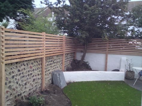 extend height of a fence | Recent Photos The Commons Getty Collection Galleries World Map App ... Privacy Fence Landscaping, Fence Toppers, Privacy Fence Designs, Brick Fence, Garden Privacy, Backyard Privacy, Diy Fence, Privacy Fences, Backyard Pergola