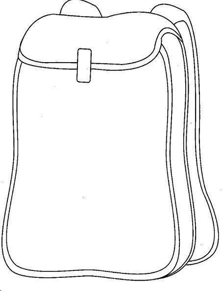 Backpack Coloring Page, Backpack Drawing, Bratz Coloring, Graduation Party Diy, Preschool Coloring Pages, Love Coloring Pages, Daycare Activities, Easy Paper Crafts Diy, Paper Doll Template