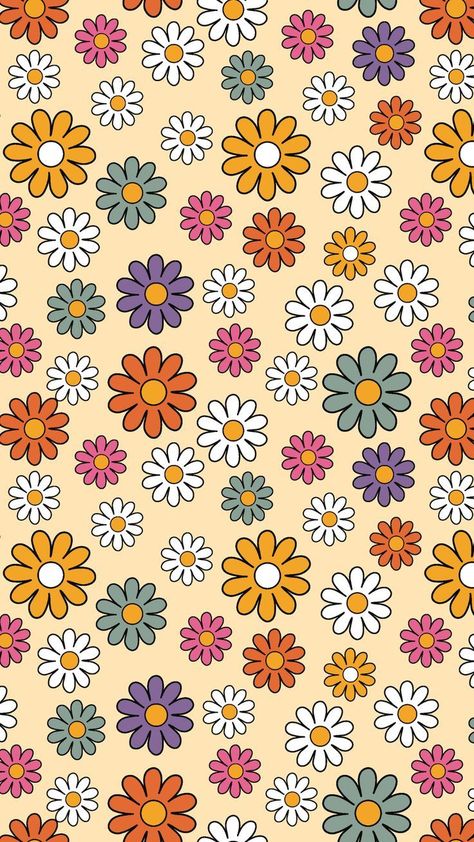 Wallpaper Backgrounds Aesthetic, Floral Wallpaper Iphone, Backgrounds Aesthetic, Iphone Wallpaper Pattern, Iphone Wallpaper Photos, Hippie Wallpaper, Phone Wallpaper Patterns, Preppy Wallpaper, 背景 シンプル