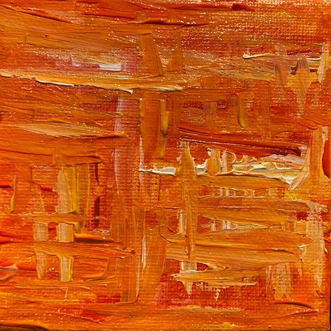 Orange abstact acrylic painting on a mini canvas. Orange Paint Aesthetic, Orange Paintings, Love Abstract Art, Orange Painting, Orange Paint, Orange Aesthetic, Orange Art, Mini Canvas, Colour Schemes