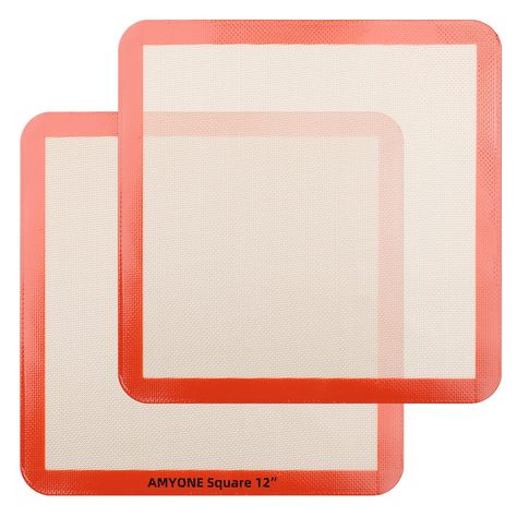 PRICES MAY VARY. 【SUPERIOR QUALITY MATERIALS, PREMIUM PERFORMANCE】These square silicone mats fit 12 Inch cake pan, springform pan, baking sheet or air fryer. It's made of certified food grade liquid silicone and resilient fiberglass. The food grade silicone pour on the 12 Inch square silicone baking mat is thick. Our premium raw materials and the continuous optimization of manufacturing, contributes to the products’ superior quality, such as durability and wide temperature resistant range from - 12 Inch Cake, Pastry Mat, Cheesecake Pan, Splatter Guard, Cake Pastry, Silicone Mat, Springform Pan, Silicone Baking Mat, Cup Mat