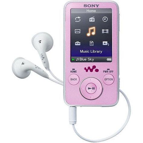 Love my pink Sony Walkman mp3 player even tho it is old and full! Iphone Music Player, 2000 Wallpaper, 2000s Pink, 2010s Nostalgia, Iphone Music, Mp3 Music Player, Sony Walkman, 2000s Nostalgia, Mp4 Player