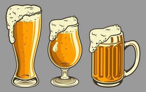 Beer Background, International Beer Day, Beer Illustration, Glass Illustration, Beer Icon, Beer Collection, Beer Quotes, Oktoberfest Beer, Beer Day