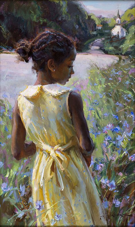 Along the Way by Daniel F. Gerhartz Daniel Gerhartz, Black Art Painting, Afrocentric Art, Photo D Art, Art Classique, Arte Inspo, Ethereal Art, African American Art, Black Women Art