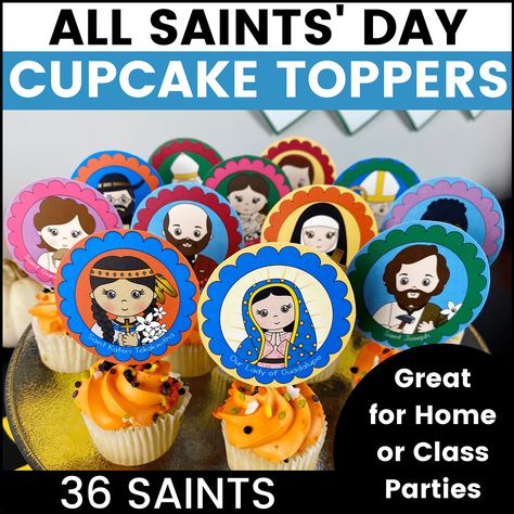 All Saints Day Printables, All Saints Day Food, St Albert The Great, Catholic Printables, St Simon Stock, St Mark The Evangelist, St John Neumann, Saint Teresa Of Calcutta, St Bridget