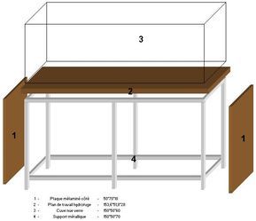 450 l du projet a la realisation partie ii Diy Aquarium Stand, Reptile Zoo, Oil Platform, Diy Home Bar, Tank Stand, Aquarium Stand, Fresh Water Fish Tank, Aquarium Setup, House Arch Design