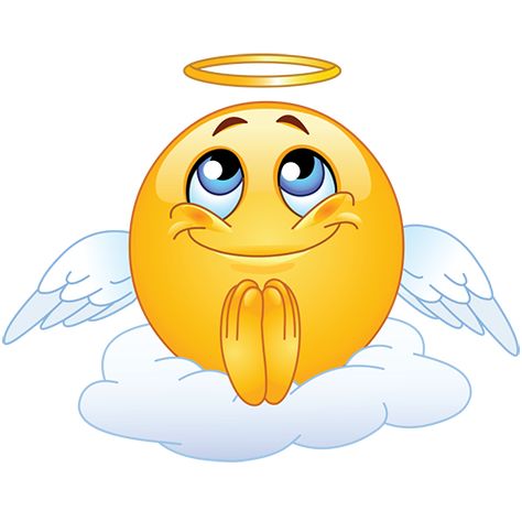 Emoticono cara sonriente con aureola: Comunica inocencia o bondad. Puede utilizarse en serio o de manera irónica. Angel Emoticon, Praying Emoji, Faces Emoji, Emoji Copy, Emoticon Faces, Images Emoji, Emoticons Emojis, Emoji Symbols, Funny Emoji Faces