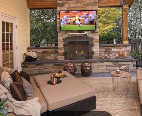 Fireplace Patio, Pool Room, Outdoor Fireplace Patio, Outdoor Kitchen Appliances, Outdoor Patio Designs, Backyard Fireplace, Patio Fireplace, Backyard Pavilion, Outdoor Living Room