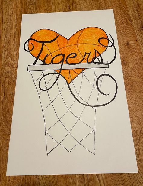 Basketball Homecoming Posters, Game Day Posters Basketball, Basketball Spirit Posters, School Spirit Posters Basketball, Basketball Signs High School, Basketball Spirit Signs, Basketball Posters Ideas, Basketball Signs For Games, Basketball Posters High School