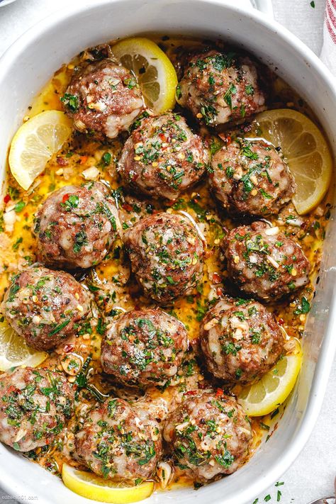 Half Baked Harvest Ground Turkey, East Large Family Meals, Lemongrass Turkey Meatballs, Ground Turkey Feta Meatballs, Cajun Turkey Meatballs, Healthy Dinner Meatballs, Pasta With Turkey Meatballs, Dietician Approved Meals, Jessica Merchant Recipes