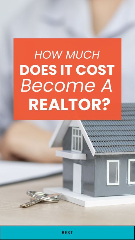 How Much Does It Cost to Become a Realtor? Become A Realtor, Realtor Tips, Becoming A Realtor, Real Estate Training, Real Estate Career, Real Estate Advice, Real Estate Tips, Real Estate Professionals, Real Estate Agent