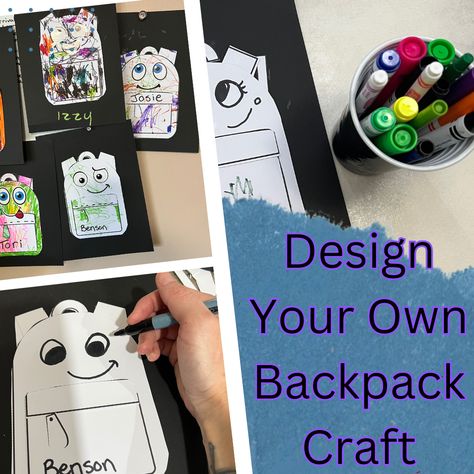 Design Your Own Backpack Craft 
.⁣
.⁣
.⁣
.⁣
#backpack #backpacker #backpackfashion #backpacking #backpacks #backpackstyle #bagpack #bags #childcare #children #craft #craftaddict #craftbeer #craftideas #crafting #crafts #crafty #creative #daycare #decor #earlylearning #education #etsy #handmadewithlove #learning #momlife #preschool #preschoolactivities #shoulderbag #toddler Back To School Celebration, Daycare Spaces, Backpack Craft, Daycare Decor, Family Child Care, School Celebration, Home Daycare, School Psychologist, Little Duck