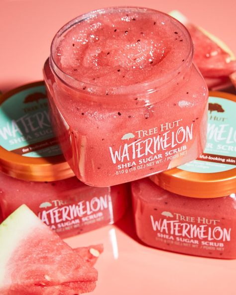 Watermelon Body Scrub, Tree Hut Body Scrub, Watermelon Tree, Facial Care Routine, Trajes Country, Sugar Body Scrub, Sugar Body, Pretty Skin Care, The Greatest Showman