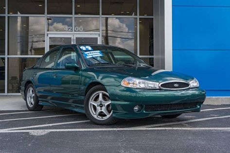 1999 Ford Contour SVT Tropic Green Ford Contour Svt, Ford Motorsport, Ford Contour, Automotive Solutions, Performance Tyres, Gap Year, Ford Fusion, Toyota Corolla, Honda Civic