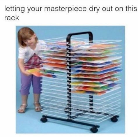 And when you were done with an art project, you would place it ever so gently on the drying rack. | 28 Things That Were In Every '90s Elementary School Classroom Aussie Memes, 2000s Childhood, Nostalgia 2000s, 2000s Baby, Right In The Childhood, 2010s Nostalgia, Elementary School Classroom, Childhood Memories 2000, 2000s Nostalgia