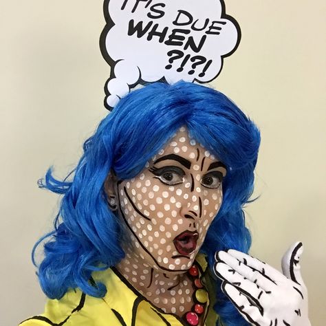 #CrosswindsCosplay #popart #Lichtenstein #comicart #DIY #Halloween #costume #sunburnracing Roy Lichtenstein Costume, Pop Art Halloween Costume, Pop Art Halloween, Pop Art Costume, Lichtenstein Pop Art, Diy Halloween Costume, Art Costume, Art Halloween, Diy Halloween