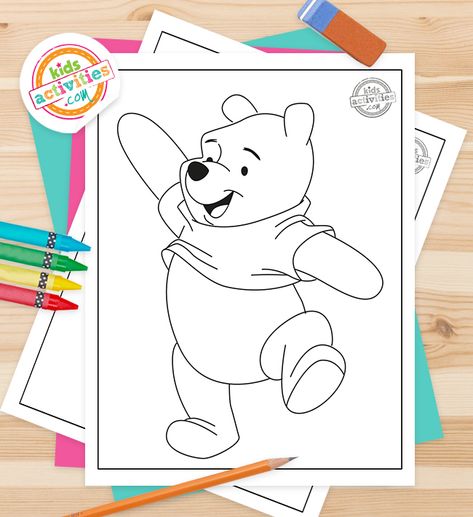 Winnie The Pooh Crafts, Pooh Crafts, Free Printable Winnie The Pooh, Zootopia Coloring Pages, Winnie The Pooh Day, Winnie The Pooh Coloring Pages, Pooh Coloring Pages, Printable Winnie The Pooh, Snoopy Coloring Pages