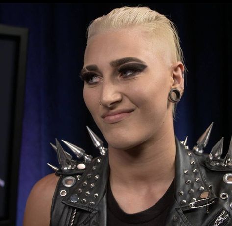 Wwe Rhea Ripley, Demi Bennett, Blonde Locks, Blonde Hair Transformations, Bold Makeup Looks, Dyed Blonde Hair, Blonde Haircuts, Rhea Ripley, Icy Blonde