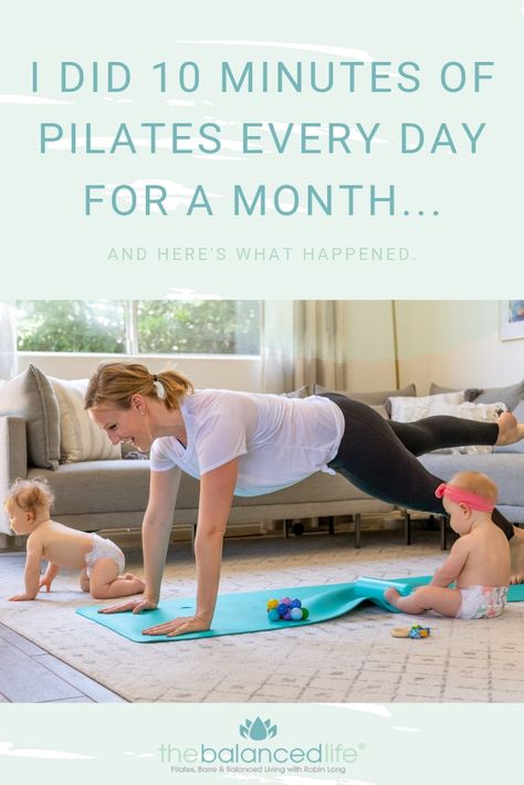 Intro To Pilates, 10 Minute Pilates Workout, Pilates Everyday, What Is Pilates, Pilates Lifestyle, Pilates Results, Benefits Of Pilates, Hip Strengthening, Fit Moms