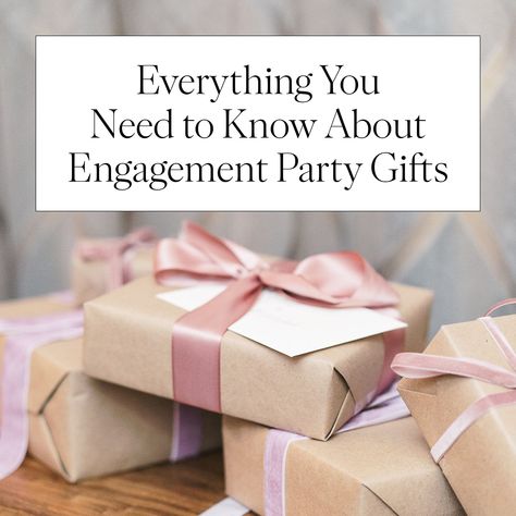 Figuring out whether or not you need to bring an engagement party gift to a friend or family member's soirée can be confusing. Here, we answer all of your engagement party gift questions. Gift Questions, Party Rules, Engagement Party Gifts, Champagne Bottles, Getting Engaged, Champagne Flutes, You Are Invited, Engagement Gifts, Engagement Party