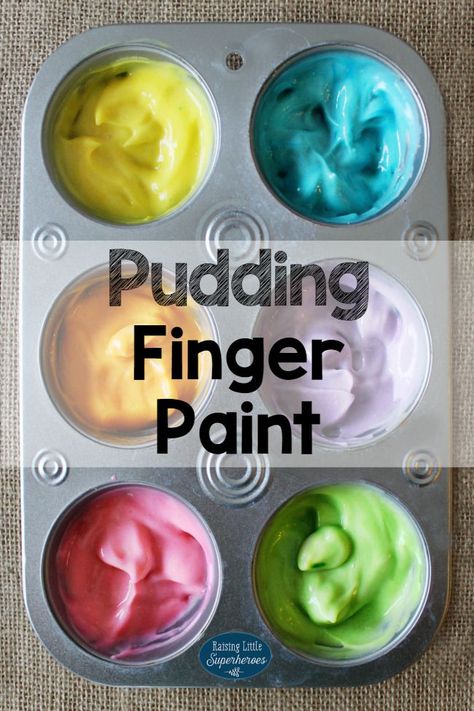 Pudding Finger Painting, Paint Activities, How To Make Pudding, Homemade Finger Paint, Sensory Materials, Sensory Play Recipes, Homemade Paint, Sensory Activities Toddlers, Finger Paint