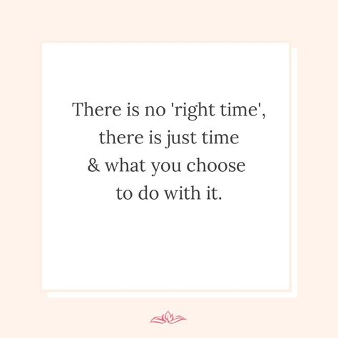 How many times do we tell ourselves we'll do something when the time is right... But the time never is right is it? So what if you just chose to make now the right time? And just got on with taking action towards that exciting but scary thing that you would like to do. Just imagine, what if...? ✨ Make It Right, If You Werent Ready You Wouldnt Have, If They Want You They Will Show It, There Is No Right Time, Do What You Want Quotes, What If It All Goes Right, What If It All Works Out, What If, Right Time Quotes