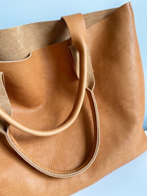 Veg Tan Leather Bag, Genuine Leather Handbags Handmade, Handmade Leather Tote Bag, Leather Wallet Design, Handmade Leather Tote, Tan Leather Handbags, Handmade Leather Bags, Handmade Leather Bag, Large Leather Bag