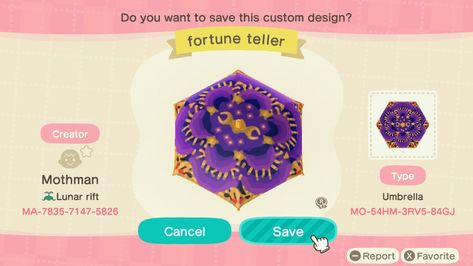 Animal Crossing Qr Codes Clothes, Animal Crossing Qr, Qr Code, Animal Crossing, Umbrella, Pattern Design, Custom Design, Coding, The Creator