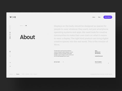 Typographic Website, Detail Page, About Page Design, About Page, Ux Design Portfolio, Portfolio Design Layout, Website Design Company, Text Layout, Presentation Layout