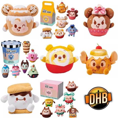 Disney Munchlings Plush, Munchlings Disney, Disney Munchlings, Peluche Disney, Strawberry Cupcake, Butterfly Birthday Cakes, Winnie The Pooh Honey, Disney Stuffed Animals, Hype Beast