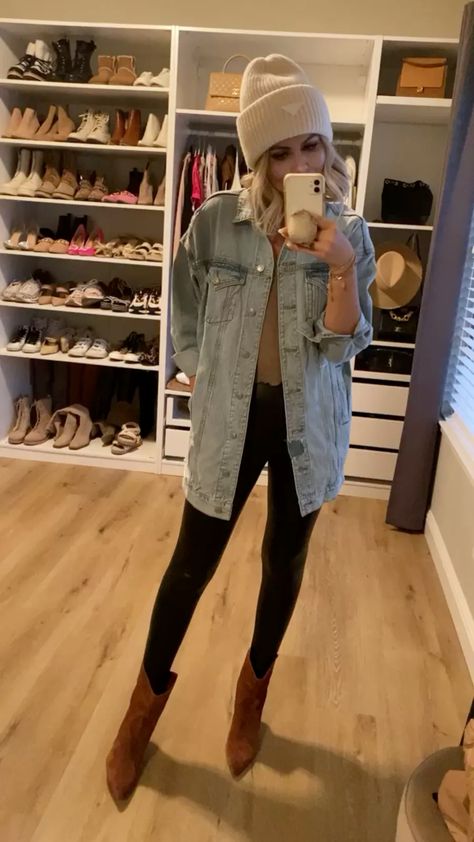 Oversize Off White Hat curated on LTK Oversized Jean Jacket Outfit, Oversized Denim Jacket Outfit, Jean Jacket Outfits, Denim Jacket Outfit, Oversized Jean Jacket, White Stockings, Oversized Denim Jacket, Jacket Outfit, White Hat