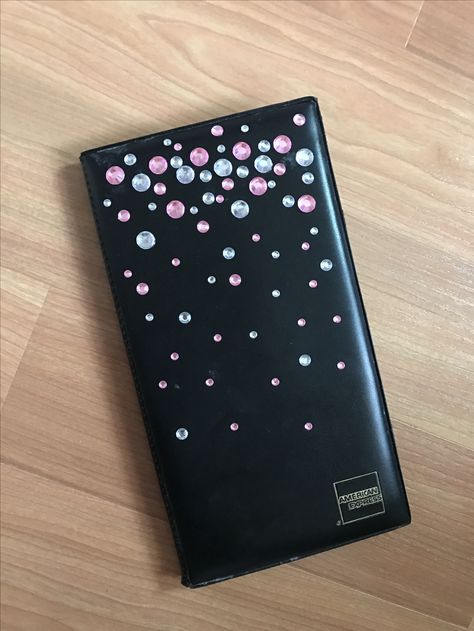 As a waitress, I think the little plain black books are no fun... so I have it my personality and added bling because what girl doesn't love a little sparkle? Waitress Book, Money Binder, Server Life, My Personality, Black Books, Plain Black, Love A, Office Supplies, Sparkle