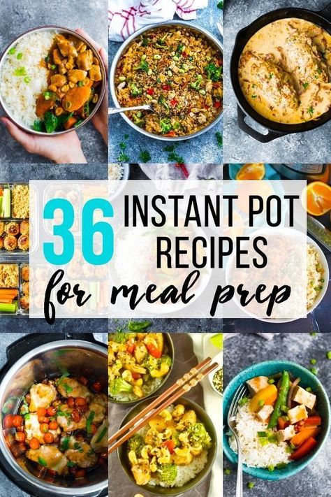 Recipes For Meal Prep, Meal Prep Sunday, Healthy Instant Pot, Pot Recipes Healthy, Diner Recept, Healthy Instant Pot Recipes, Sunday Meal Prep, Meal Prep Bowls, Instant Pot Dinner Recipes