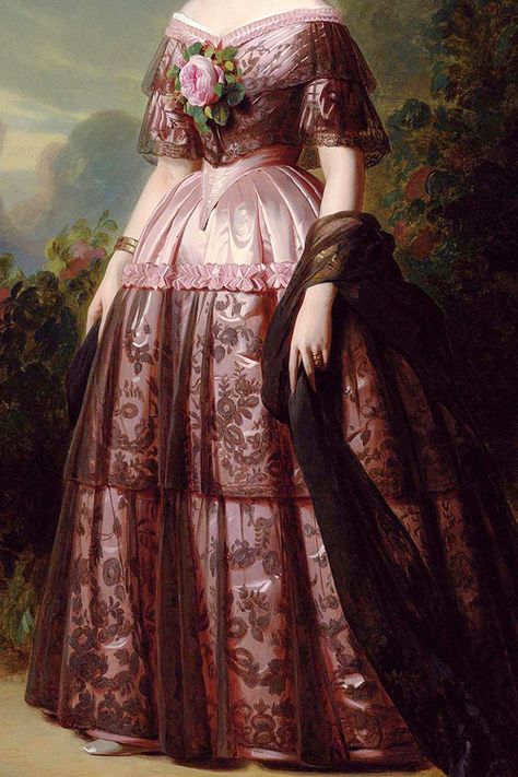 Franz Xaver Winterhalter, Rennaissance Art, Historical Painting, Victorian Art, Historical Art, Old Paintings, Ethereal Art, Historical Costume, Classical Art