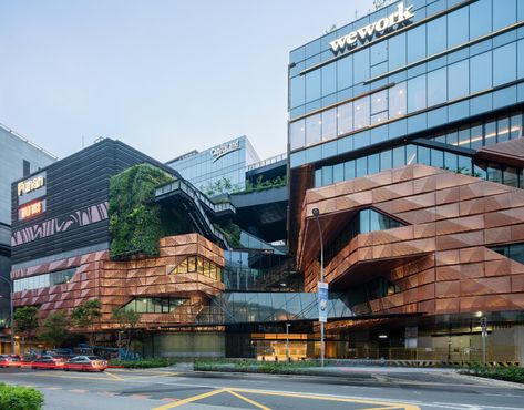 Woods Bagot, Mall Facade, Mall Design, Mix Use Building, Centre Commercial, Commercial Building, Energy Efficient Design, Urban Architecture, Shade Structure