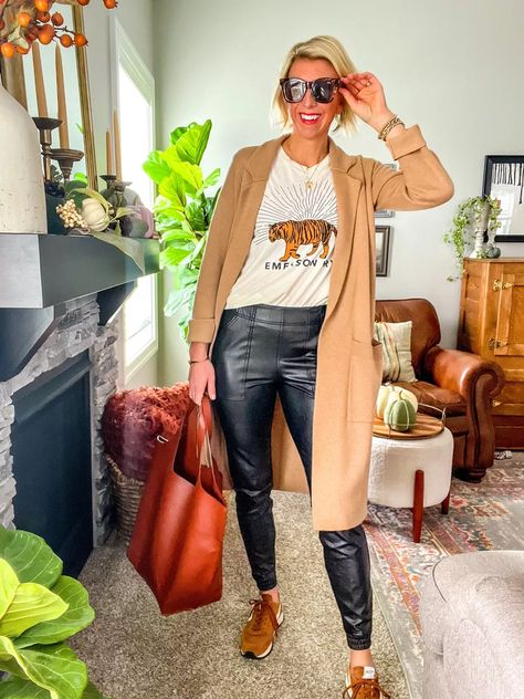 Beige Coatigan Outfit, Camel Coatigan Outfit, Coatigan Outfit Fall, Camel Duster Coat, Cream Coatigan Outfit, Coatigan Outfit, Random Fashion, Mom Hacks, Timeless Pieces