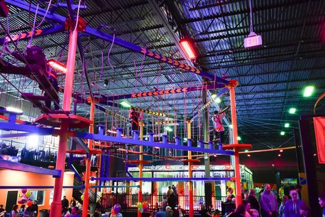 Add fog Camping In Tennessee, Indoor Amusement Parks, Urban Air, Indoor Trampoline, Ropes Course, Team Building Events, Trampoline Park, Indoor Playground, Adventure Park