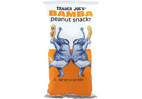 Bamba Peanut SnacksDelish Peanut Snacks, Trader Joes Snacks, Corn Grits, Elephants Never Forget, Trending Recipes, Trader Joe’s, Trader Joe, Trader Joe's, Favorite Snack