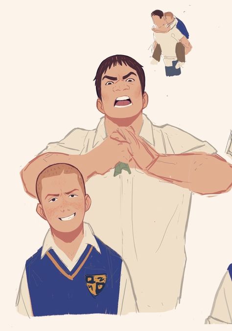 School Bully Character Design, Bully Character Design, Bully X Nerd, Bully Game Fanart, Bully Fanart, Jimmy Hopkins, Character Posing, Bully Game, Niche Interests