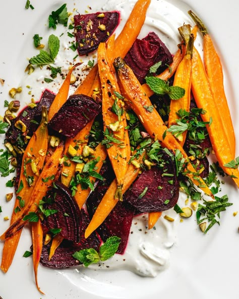 Roasted Beets and Carrots – A Couple Cooks Beet And Carrot Recipes, Thanksgiving Carrots Recipes, Thanksgiving Carrot Recipes, Thanksgiving Carrot Recipe, Roasted Carrots And Beets, Thanksgiving Carrots, Root Vegetable Recipes, Carrots And Beets, Roasting Beets In Oven