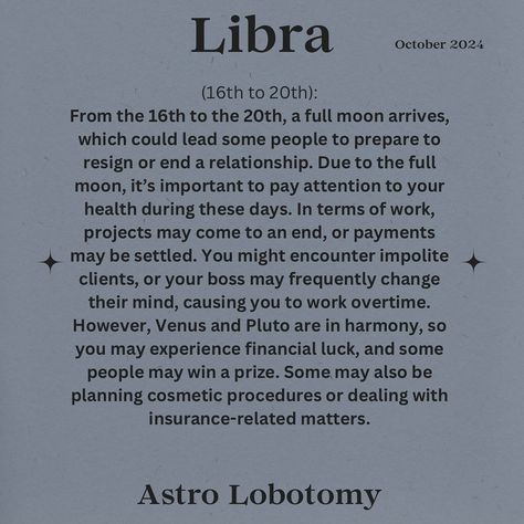 Follow so you don’t miss anything 🧠🧠 New uploads every day, if you don’t see your sign, come back tomorrow! October 2024 horoscope for Libra ♎️ #zodiac #horoscope #libra Libra Horoscope, Ending A Relationship, Libra Zodiac, Zodiac Horoscope, Come Back, Pay Attention, Every Day, Mindfulness, Health